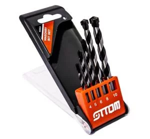 Может понадобиться Набор сверл по бетону Ottom 4,0-10 мм (5 шт) Может пригодиться Набор сверл по бетону Ottom 4,0-10 мм (5 шт)