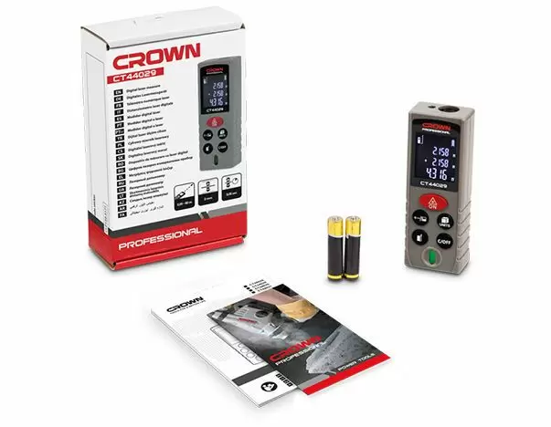 Лазерный дальномер Crown CT44029 – №1