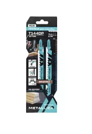 Фото товара «Пилка для лобзика Metallica Optima T144DP HCS 100/75 мм по дереву (2 шт)»