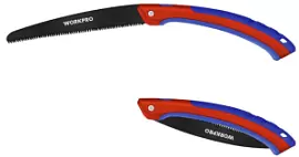 Фото товара «Ножовка садовая WORKPRO 250 мм 7TPI складная (WP333012)»