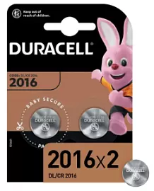 Фото товара «Батарейки Duracell 2016 литиевые (2 шт)»