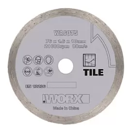 Фото товара «Диск алмазный Worx 76х1,6х10 мм»