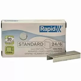 Фото товара «Скобы для степлера Rapid 24/6 мм (2000 шт)»