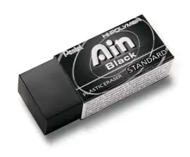 Фото товара «Ластик Pentel Hi-Polymer Ain Black Eraser 43,4x11,8 мм»