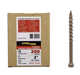 Фото товара «Саморезы коричневые Uniqtool Pro-cote 2", 50 мм (200 шт)»