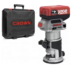 Фото товара «Аккумуляторный кромочный фрезер Crown CT26010HX-4 BMC (2х4,0 Ач)»