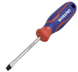 Фото товара «Отвертка плоская WORKPRO SL3 х 75 мм (WP221013)»