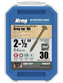 Фото товара «Шурупы Kreg Protec-Kote для HD 2-1/2" 63 мм (30 шт)»