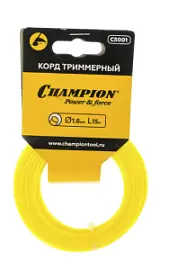 Фото товара «Леска для триммера Champion Round 1,6 мм/15 м круглая»