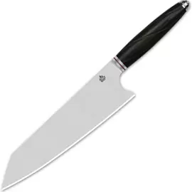Фото товара «Нож кухонный QSP Kritsuke 8' Mulan Series с рукоятью Ebony Wood (QS-KK-004A)»