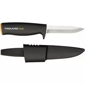 Фото товара «Нож Fiskars универсальный в пластиковом чехле (125860)»