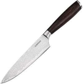 Фото товара «Нож кухонный Boker Meisterklinge Chef's Knife Small с рукояткой Smoked Oak (130951DAM)»