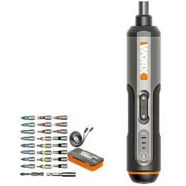 Фото товара «Аккумуляторная отвертка Worx WX240 с набором бит (26 шт)»
